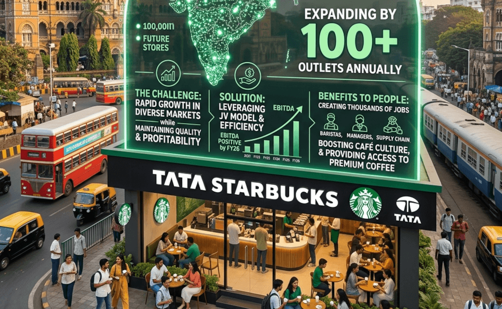 Tata Starbucks Plans Massive Growth Targeting 8,000 India Stores